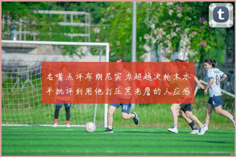 名嘴点评布朗尼实力超越次轮末水平批评利用他打压黑老詹的人应感羞愧